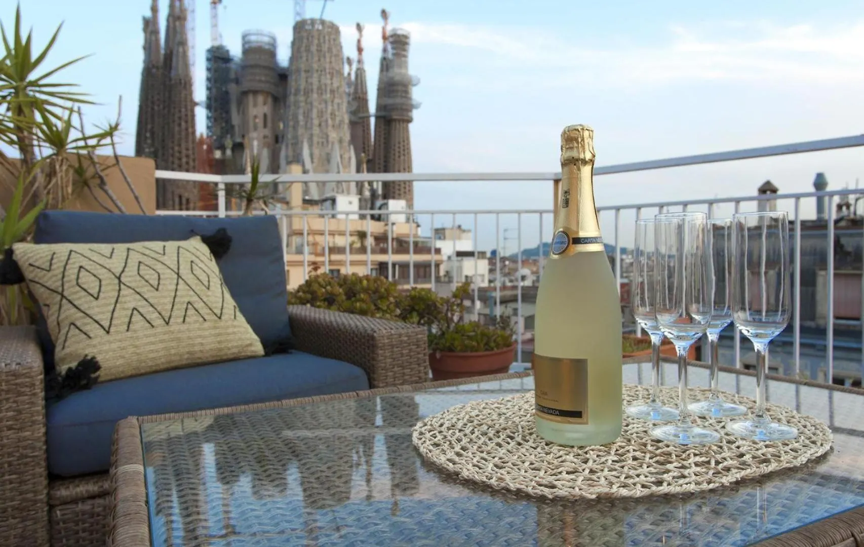 Apartment A1Mar1023 Breathtaking Rooftop In Sagrada Familia Barcelona